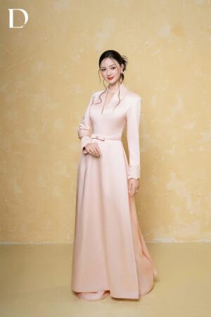 ÁO DÀI MÂY HỒNG - NON NƯỚC